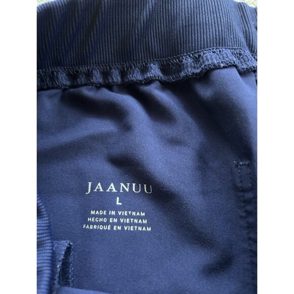 Jaanuu size L Mens SCRUB JOGGER PANTS Cargo Pockets J85014- Navy Blue ($77) F25 - Picture 2 of 4